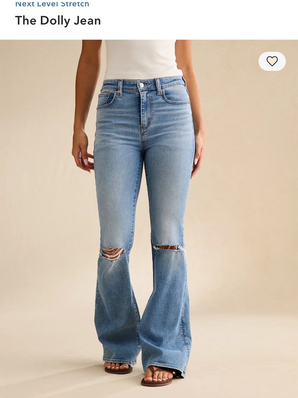 AE Super High Waisted Flare